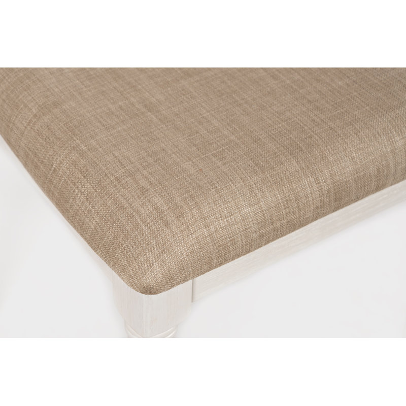 Daneya 19'' H Upholstered Acacia Side Chair