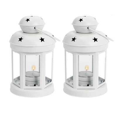 Nicola Spring - Metal Hanging Tealight Lanterns
