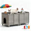 Rattan Litter Box Enclosure
