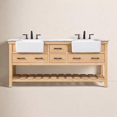 Pelaghia 72'' Double Bathroom Vanity