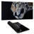 Realistic leopard face - 15.75"x31.50" Desk mat