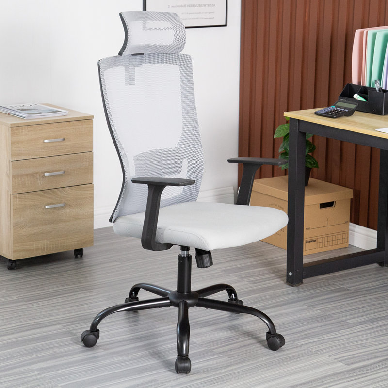 Fauteuil de conférence ergonomique, Gris / noir