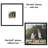 Americanflat 12x12 Picture Frame - Use as 4x4 Frame with Mat or 12x12 Frame Without Mat - Thin Photo Frame with Plexiglass - Black-114524444