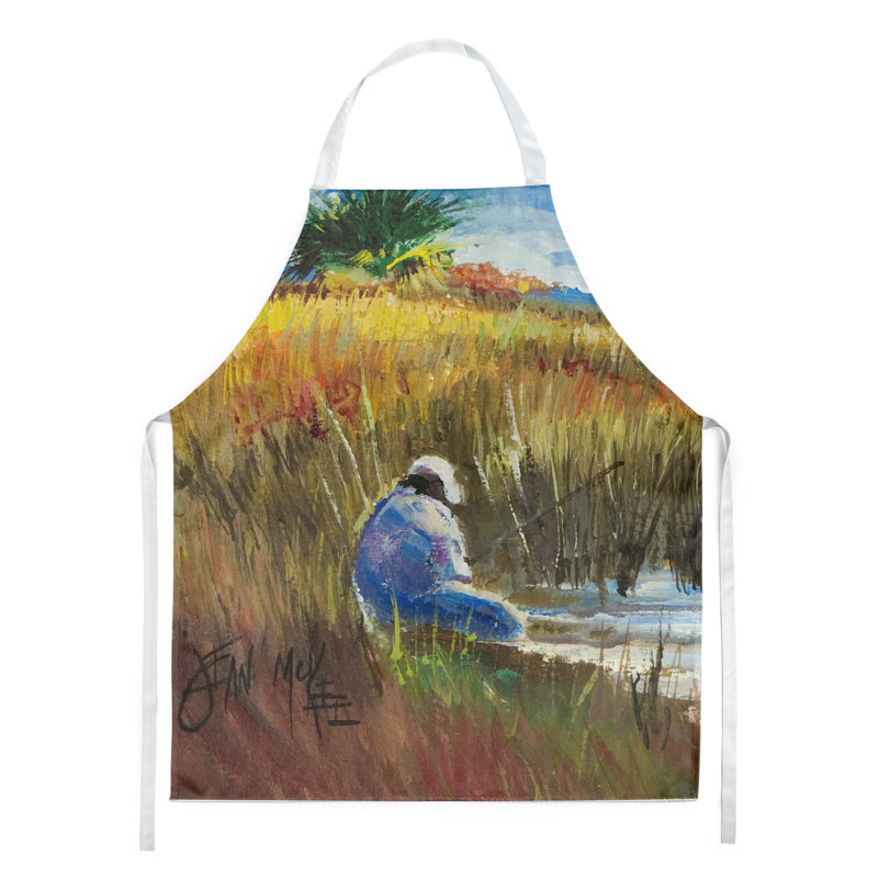 No Pattern Bib Apron