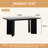 70.86" W Rectangular Solid Wood Dining Table-502748122