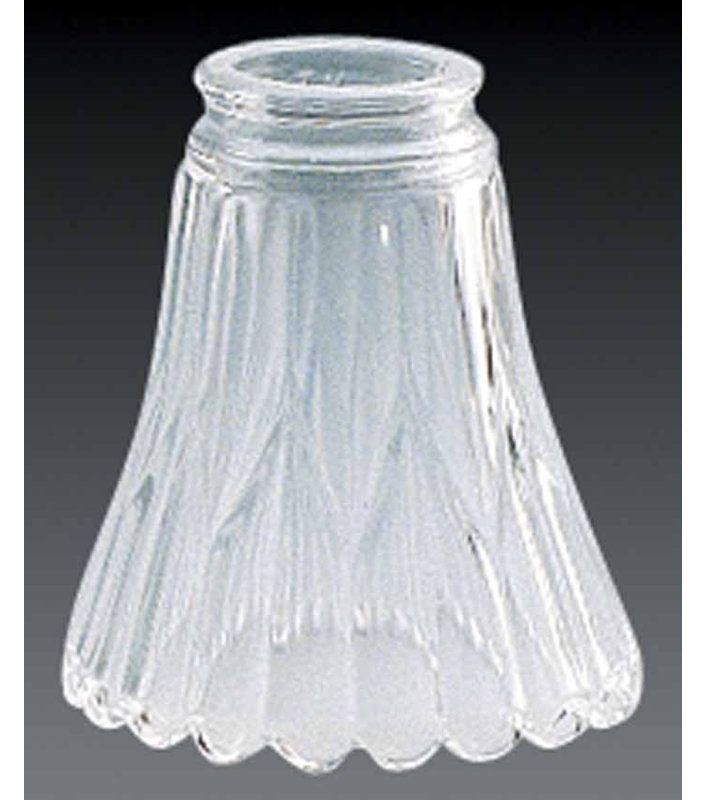 Clear Frosted Glass Bell Pendant Shade