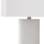 Lampe de table blanche 24 po Teri