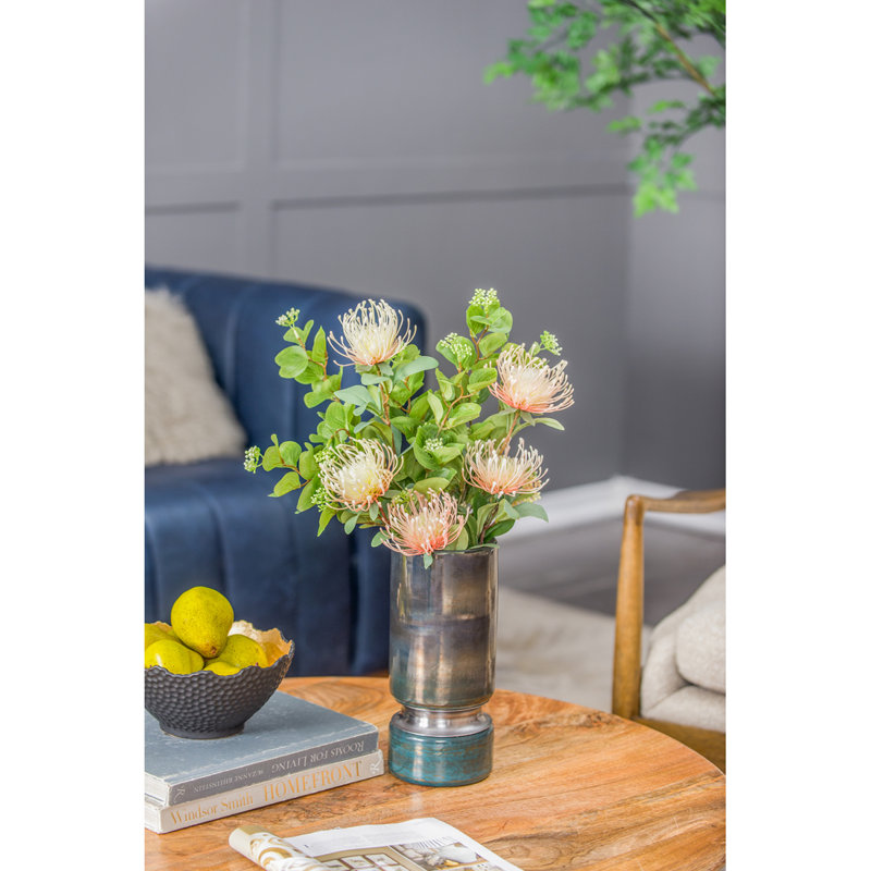 Vase en verre D5.1X13.2 ", H 13,2 po x l 5,1 po x P 5,1 po