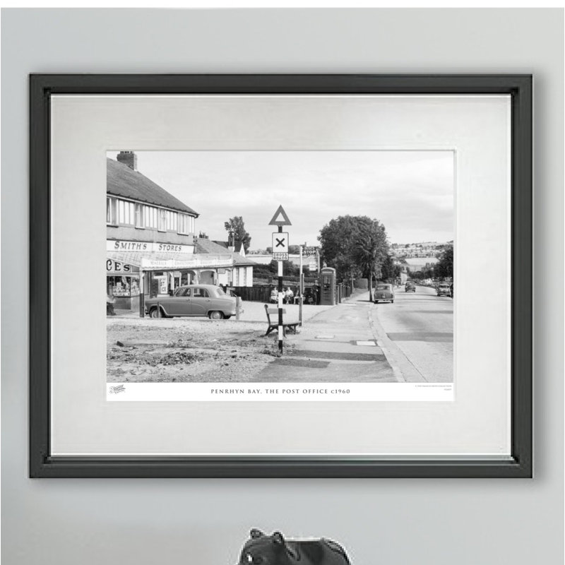 Penrhyn Bay, The Post Office C1960 by Francis Frith - Single Picture Frame Print, 40cm H x 50cm W x 2.3cm D