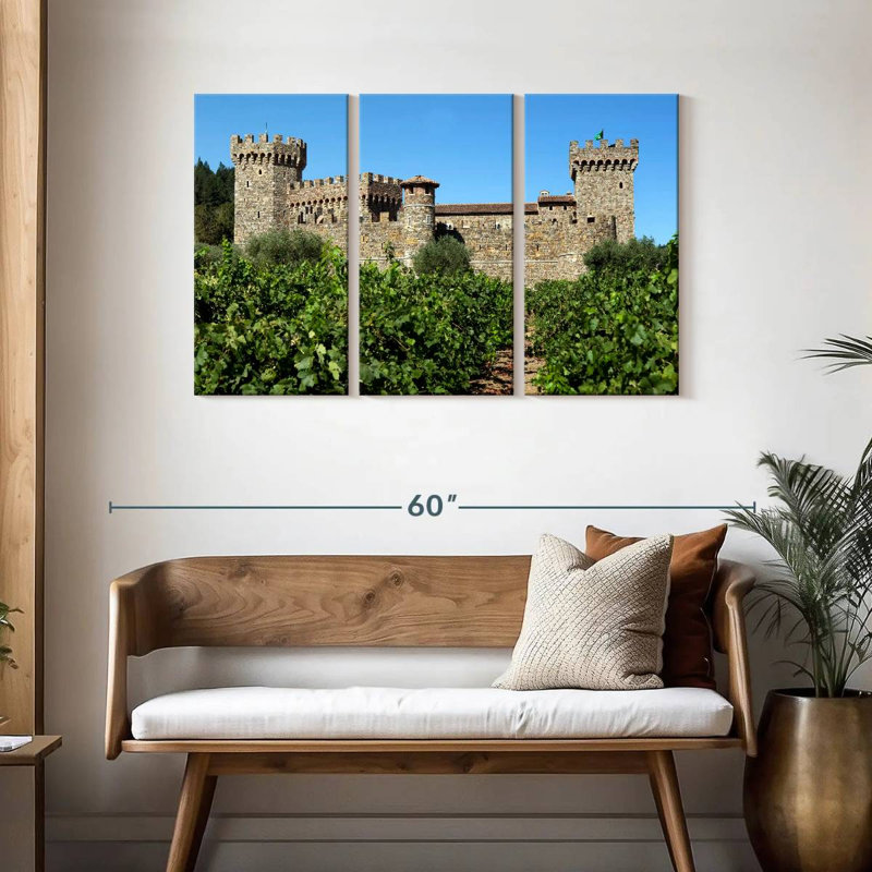 Lilie Napa Valley Castle, H 28 po x l 45 po