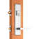 Times Square Entry Lever Set with Single Cylinder Deadbolt
