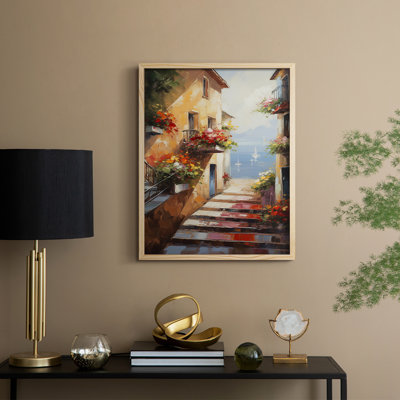 «LANDSCAPES Series CCL XXVII», reproduction encadrée - bois massif