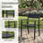 6-Person Round Patio Dining Set With Stackable Chairs-1948938036
