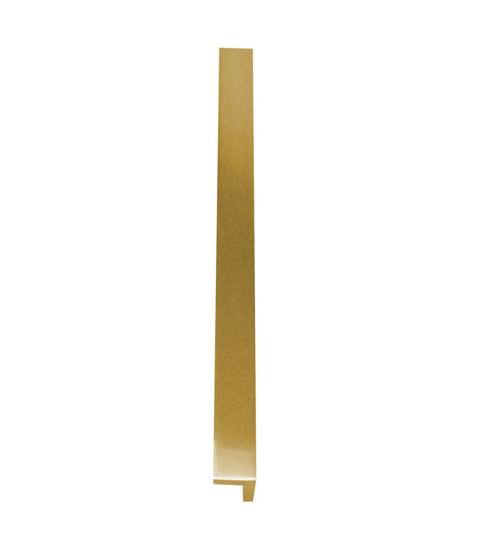12" Satin Brass Modern Appliance Pull with Mounting Hardware
