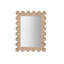 Scalloped Flat Shell Wall Mirror