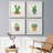 " Boho Cacti I " 4 - Pieces-135918737-135966970-135966721