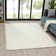 Solid Color Machine Woven Polypropylene Shag Area Rug