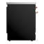 Cuisinière à induction ILVE Majestic III Series 30 po avec 4 éléments à induction (porte en verre)-124828620-124828613
