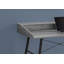 Bureau d'ordinateur, bureau personnel, ordinateur portable, tablettes de rangement, L 48 po, travail, stratifié, métal noir, contemporain, moderne-467800500
