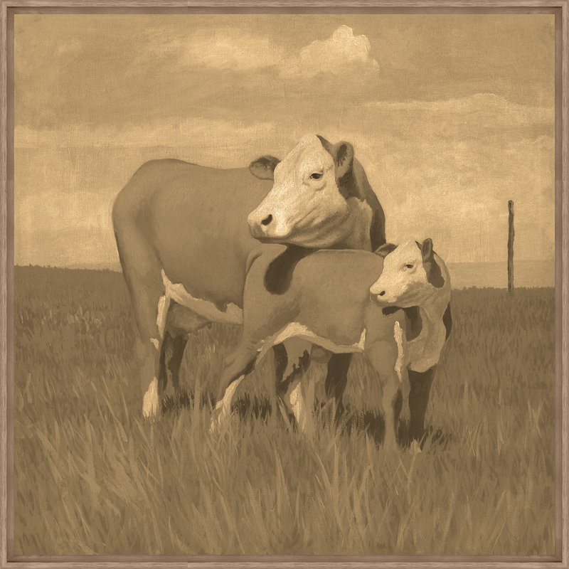 Morning Pastures Print by Sam Nash, 48.25" H x 48.25" W
