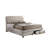 Melwin Upholstered, King Platform Storage Bed, Light Beige 48.25'' H X 97.75'' W X 87.75" L-375795817-375795816