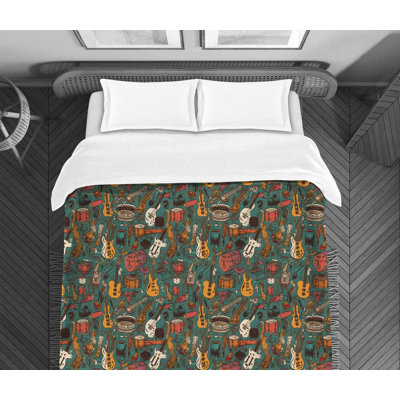 Rock N Roll Polyester Comforter