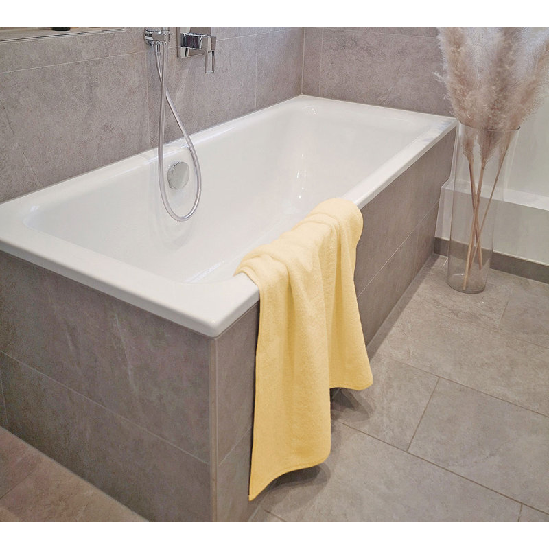 Midweight Bath Towel, Yellow