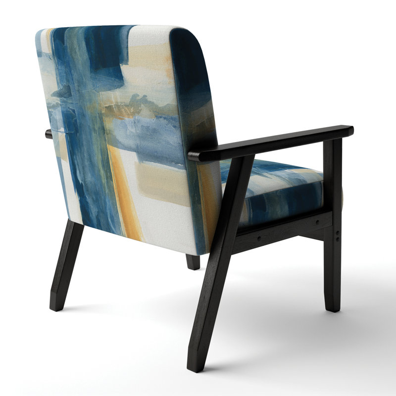 Makaiah - Indigo Panel VI - Fauteuil rembourré Glam Modern