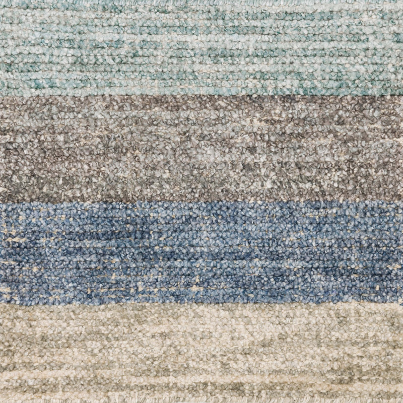 Jeffress Viscose Striped Indoor Rug