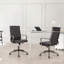 Fauteuil de bureau ergonomique en cuir de polyuréthane et de bureau Amaiia-1336327679