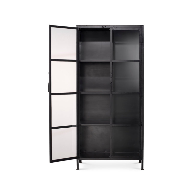 Union 69” Iron China Cabinet