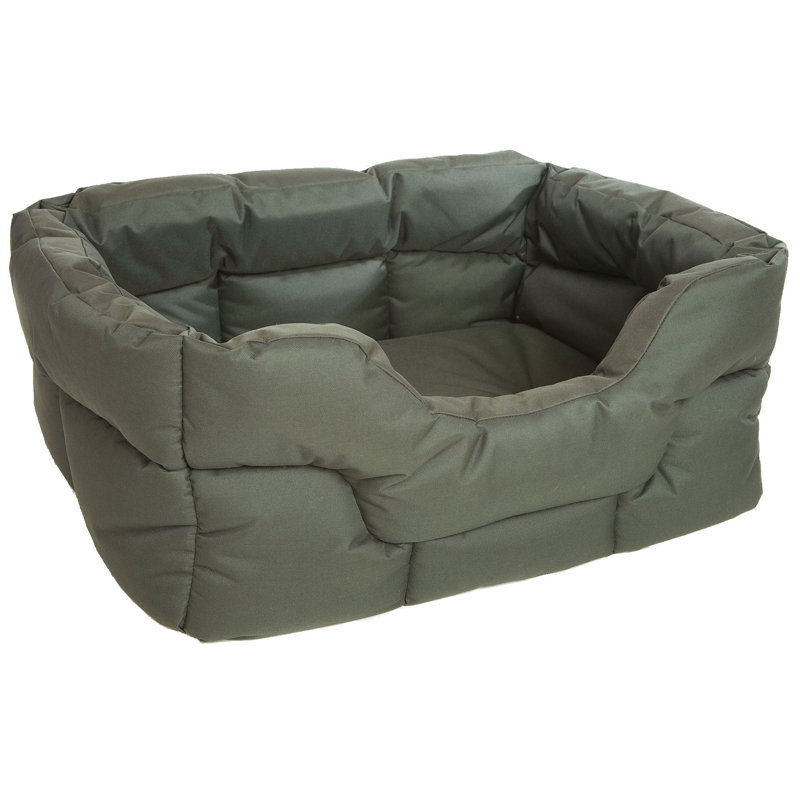 Decimus Polyester Pet Bed, Jumbo (35 cm H x 88 cm W x 72 cm D), Green