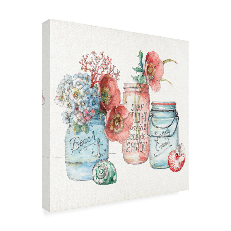 Toile d'extérieur Lisa Audit «Sea Finds VII», H 24 po x l 24 po x P 1,5 po