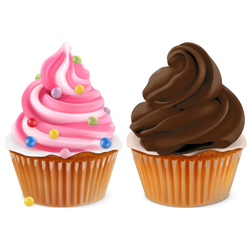 Cupcakes Cardboard Standup