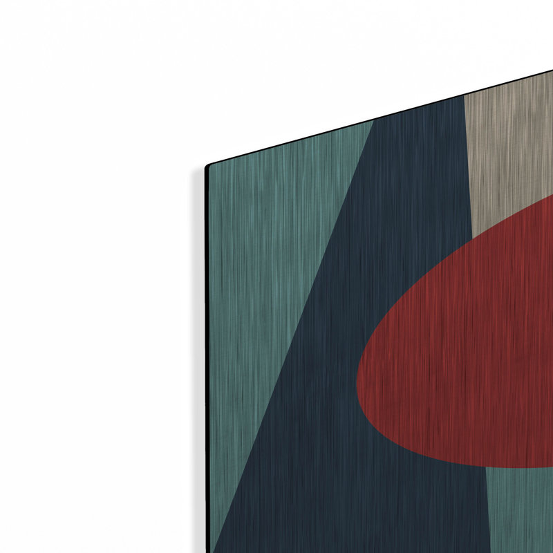 Ivy Bronx «Mid Century Modern 3» par Gary Williams, art mural en métal, H 36 po x l 24 po