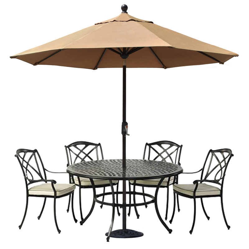Parasol de marché 9 pi Kaibab, Beige foncé