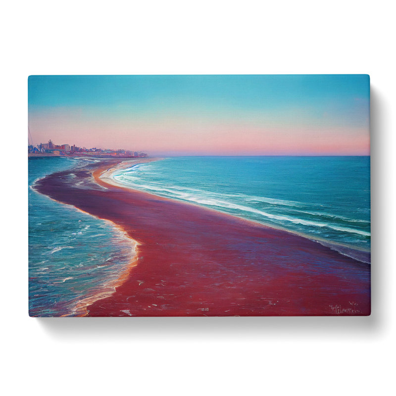 Beach Path - Wrapped Canvas Print, 35cm H x 50cm W x 3cm D
