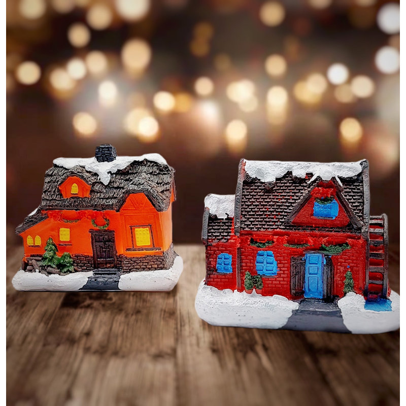 Orange House. Village de Noël F07-N1-1-6542-2D