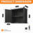 Metal Wall-Mounted Tool Storage Cabinet With 2 Locking Door 1 Adjustable Shelf 1 Opened Drawer
