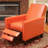 Fax Leather Push Back Chair