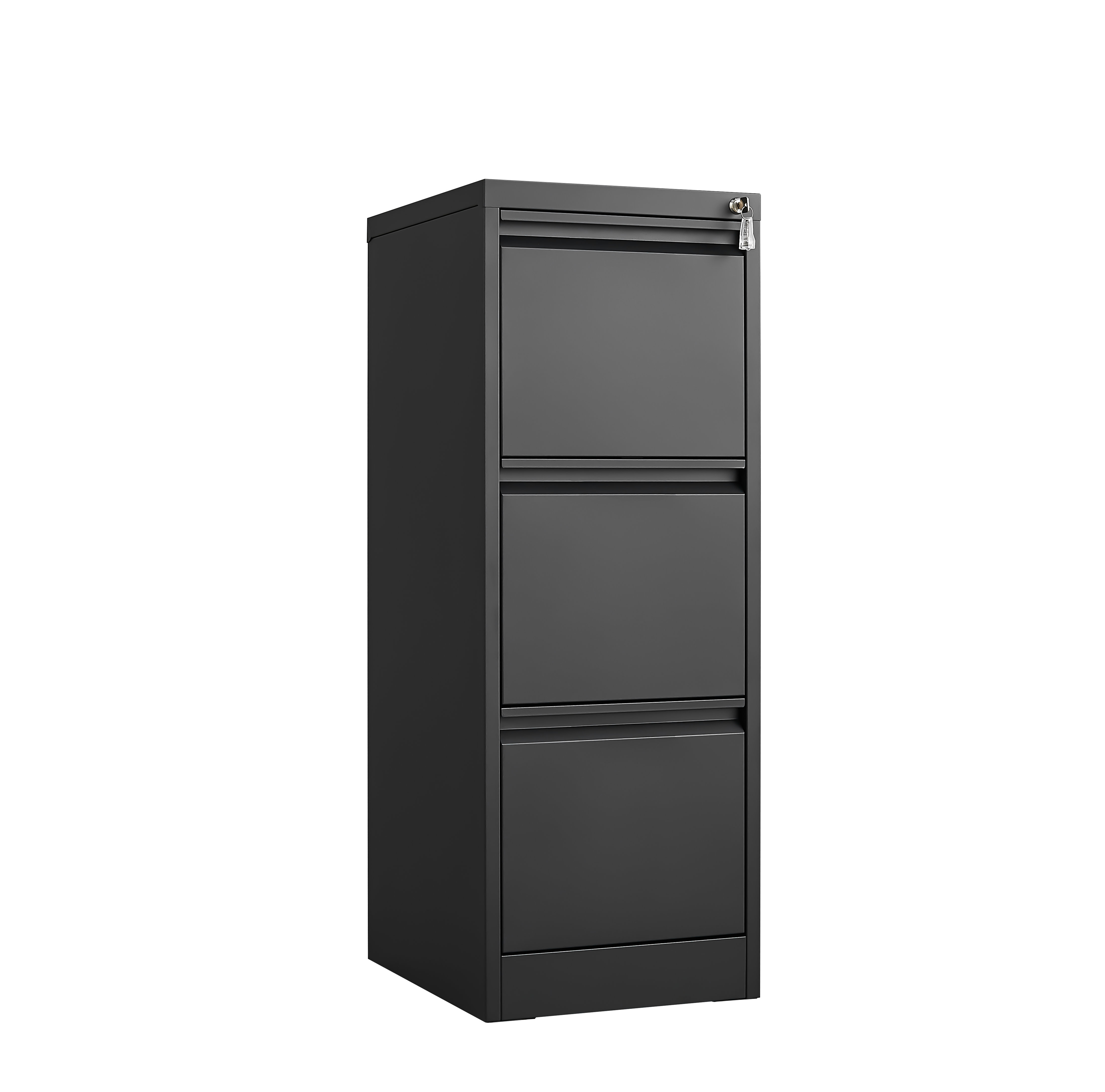 Latitude Run® 3Drawer File with Lock Metal Vertical File