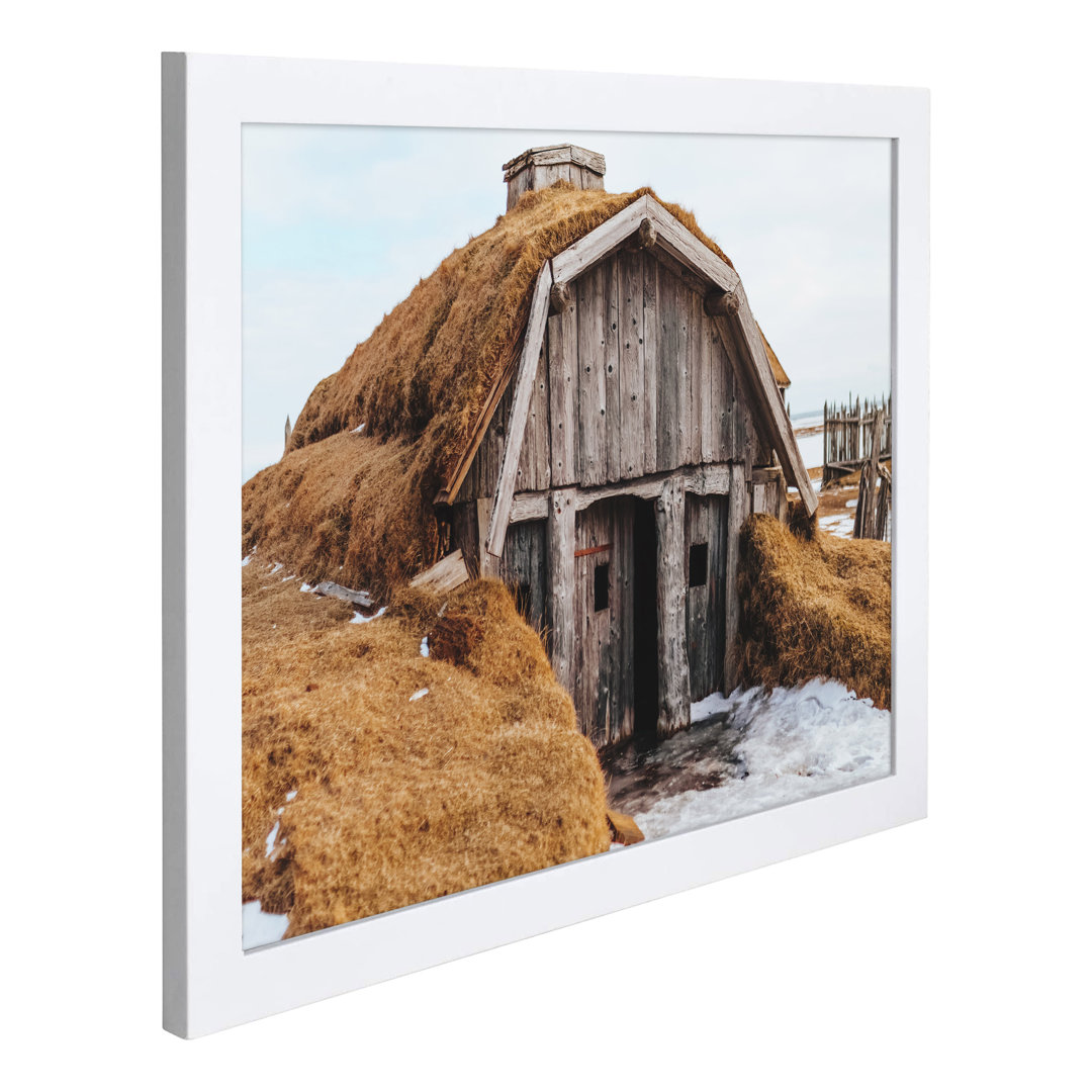 Jenrry Wood Picture Frame Latitude Run® 