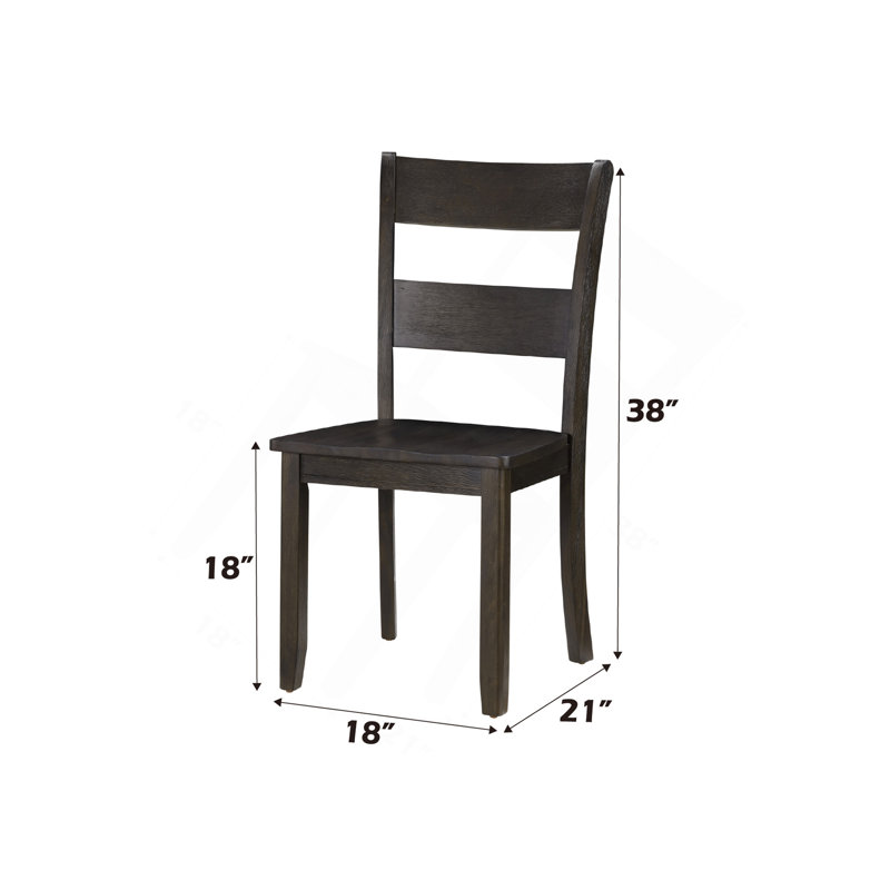 Ensemble de 2 chaises d'appoint Haddie