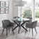Nina Round Glass 120Cm Table