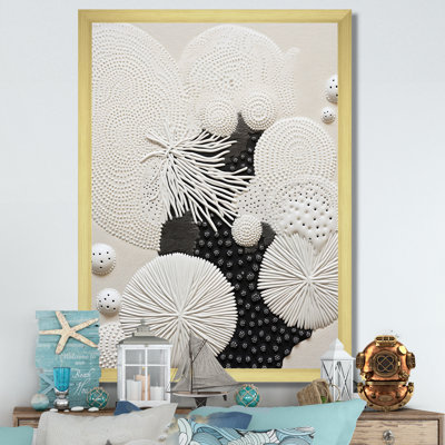 " Gray Abstract Corals III "