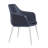 Teegan 19'' H Upholstered Metal Armchair-438107530-463156452