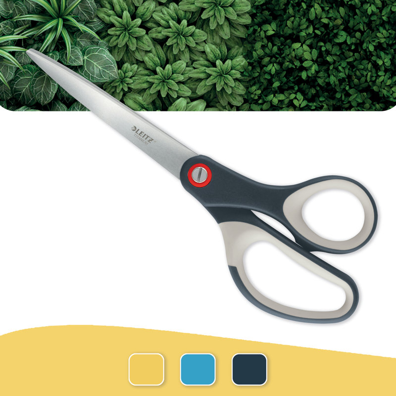 Leitz Cosy 4.1cm All-Purpose Kitchen Scissors, Grey