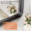 Miroir mural Omolayo, miroir de salle de bain mural-891130060