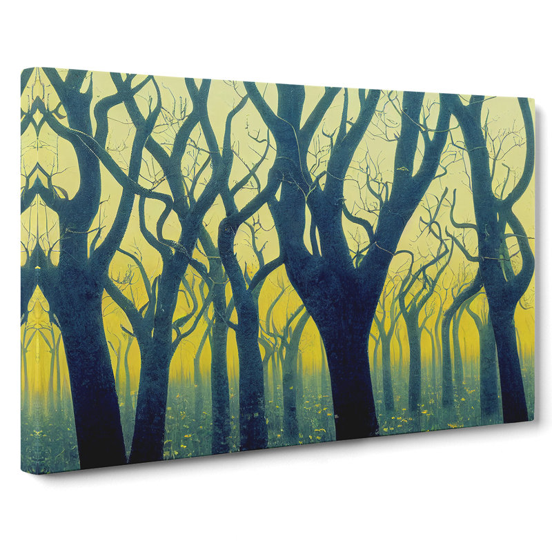 Heartwarming Spring Forest - Wrapped Canvas, 50cm H x 76cm W x 3cm D