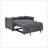 Sienna Tufted Convertible Sleeper Sofa with Chaise, Multifunctional Design for Modern Comfort and Versatility